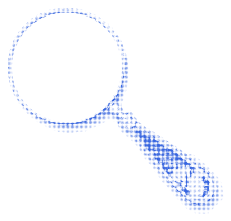 A magnifying glass